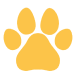 ペットの足跡